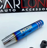 Drift-Drag Nos Logolu MAVİ-GÜMÜŞ Renk Sert Metal Malzeme Süper Lüx Vites Topuzu - 4