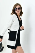 FTZ Women Kadın İki Renkli Giycık  Ekru 20716 thumbnail 4