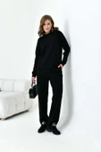 FTZ Women Kadın Düz Basic İkili Takım  Siyah 20800 thumbnail 1