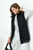 FTZ Women Kadın Kapitone Yelek  Siyah 30965 - 4