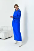 FTZ Women Kadın Kol Detaylı İkili Takım  Saks Mavi 20721 thumbnail 4