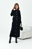 FTZ Women Kadın Düğmeli İkili Takım  Siyah 20712 thumbnail 6