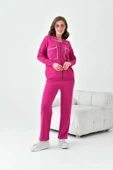 FTZ Women Kadın Çizgili İkili Takım  Fuşya 20664 thumbnail 5