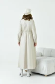 FTZ Women Kadın Deri Elbise  Beige 30930 thumbnail 7