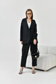 FTZ Women Kadın Begonya Ceketli Takım  Siyah 30777 - 4
