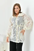Kadın Jakar Cap Beige 30840 - 4