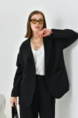FTZ Women Kadın Begonya Ceketli Takım  Siyah 30777 - 2