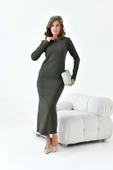 FTZ Women Kadın Kaşkorse Elbise  Haki 30901 thumbnail 5