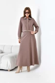 FTZ Women Kadın İki İp Taşlı Takım  Kahve 30925 thumbnail 6