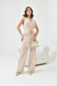 FTZ Women Kadın Yelekli Takım  Beige 30823 - 4