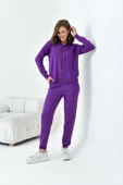 FTZ Women Kadın Fermuarlı İkili Takım  Mor 20663 thumbnail 3