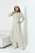 FTZ Women Kadın Deri Elbise  Beige 30930 thumbnail 1