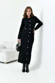 FTZ Women Kadın Düğmeli İkili Takım  Siyah 20712 thumbnail 1