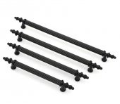 96 mm Mat Siyah Çekmece Mobilya Dolap Kulpu 5 li - 1