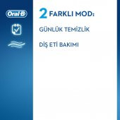 Oral-B Pro 2500 Şarj Edilebilir Diş Fırçası Cross Action Flora Blue + Seyahat Kabı - 4