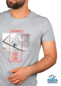 Manta MNT 2406 S. Yaka Pota Baskılı Erkek T-Shirt - 4