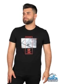 Manta MNT 2406 S. Yaka Pota Baskılı Erkek T-Shirt - 1
