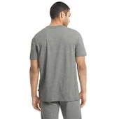 Puma ESS Logo Tee-Medium Gray Heather Erkek T-Shirt - 2