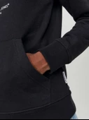 Jack & Jones Jorlakewood Sweat Hood Bf Ln Erkek Sweatshirt thumbnail 4