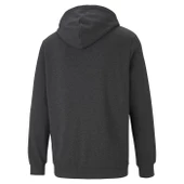 Puma ESS Big Logo Hoodie TR Dark Gray Heather Erkek Sweatshirt - 2
