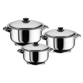 Arian Mega indüksiyon Kapsül Taban Çelik Tencere Seti (22/24/26 cm) - 1