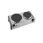 Cvs DN 203 Set Üstü Elektrikli İkili pleyt  Ocak - Silver - 2