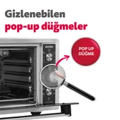 Simfer 4558 Beyaz 45 Litre Turbo Midi Fırın - 5