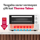 Simfer 4502 Beyaz 45 Litre Turbo Midi/Mini Fırın - 8