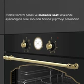 Simfer 7349 Siyah 8 Fonksiyon Ankastre Multi Turbo Fırın thumbnail 4