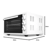 Simfer 4502 Beyaz 45 Litre Turbo Midi/Mini Fırın - 12