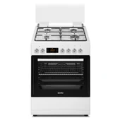 Simfer 1223 Beyaz 4 Gözü Gazlı Multi Turbo Fırın thumbnail 1