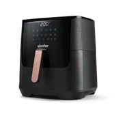 Simfer SK-6704 Air Fry Smart Siyah 8L Dijital thumbnail 2