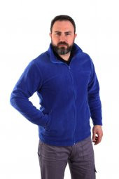 ESER - Fermuarlı Polar Mont - Saks - 1
