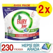 Fairy Professional 230 Yıkama Hepsi Bir Arada Bulaşık Makinesi Deterjanı Kapsülü - 1