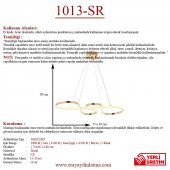 Eray Aydınlatma 1013-SR Sarı  Led Avize thumbnail 3