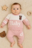 3-18 Ay Kız Bebek Alt&Üst Takımı Baby 2'li Pembe thumbnail 1