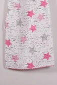 Pembe Yıldız 95*120 Müslin Bebek Battaniyesi - 2