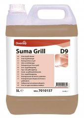 Diversey Suma Grill D9 Ağır Yağ Çözücü Fırın Temizleme Maddesi 5 L - 1