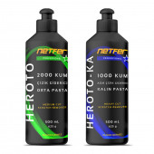 Netfer 2'li Orta Kalın Pasta Set - 2x500 mL - 1