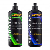 Netfer 2'li Orta Kalın Pasta Set - 2x1 L - 1