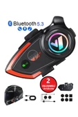 2X Kask Intercom Kulaklık Y80 2X Su Geçirmez 500 Mt Bluetooth Motosiklet Intercom Kulaklık thumbnail 1