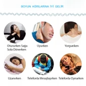 HyMark Servikal Masaj Boyun Omuz USB Şarjlı Masaj Aleti Fizik Tedavi Manyetik Boyun Ağrısı Cihazı - 5