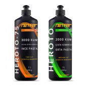 Netfer 2'li İnce Orta Pasta Set - 2x1 L - 1