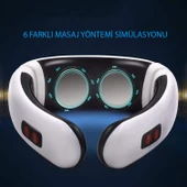 HyMark Servikal Masaj Boyun Omuz USB Şarjlı Masaj Aleti Fizik Tedavi Manyetik Boyun Ağrısı Cihazı - 3