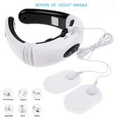 HyMark Servikal Masaj Boyun Omuz USB Şarjlı Masaj Aleti Fizik Tedavi Manyetik Boyun Ağrısı Cihazı - 6