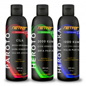 Netfer 3'lü Orta Kalın Pasta Cila Set - 3x100 mL - 1