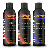 Netfer 3'lü İnce Kalın Pasta Cila Set - 3x100 mL - 1