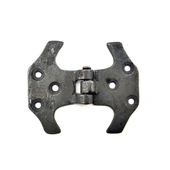 Antika Tarz Dekoratif Pirinç Fit Menteşe - 67 mm, Oksit - 1
