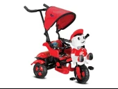 Babyhope 125 Yupi Triycle 3 Tekerli Kontrollü Bisiklet Kırmızı-Siyah - 1