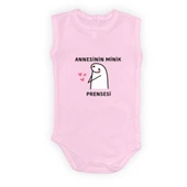 Annesinin Minik Prensesi kalpli Baskılı Bebek Body Zıbın Çıtçıtlı Badi thumbnail 18